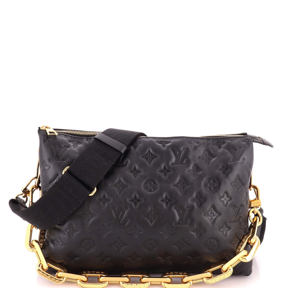 Louis Vuitton MM Coussin Bag Monogram Embossed Lambskin